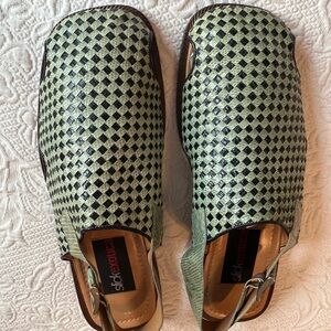 Slickexotics Lizard Woven Slingback Shoes
